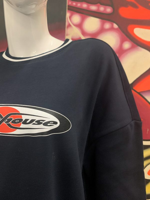 Warehouse College Sweathirt Crew Navy – Bild 5