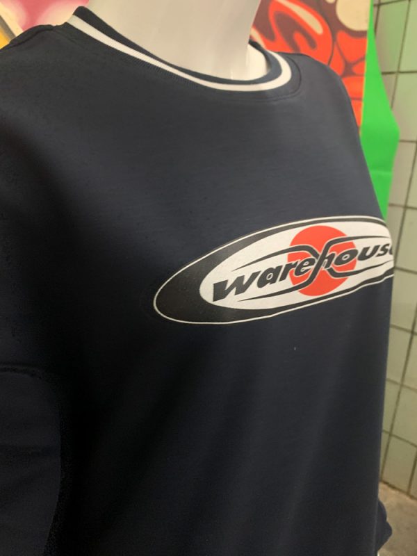 Warehouse College Sweathirt Crew Navy – Bild 3