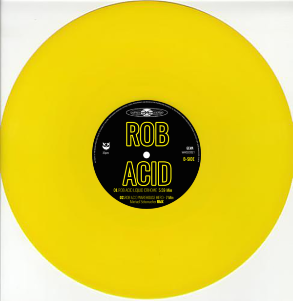 WAREHOUSE RECORDS ROB ACID Yellow VINYL EDITION Wh02/21 – Bild 2
