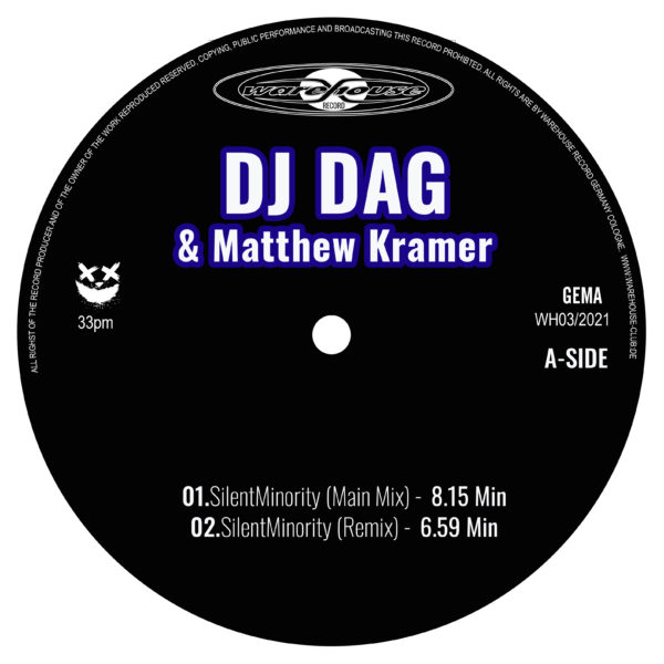 WAREHOUSE RECORDS DJ DAG & Frank Sonic BLUE VINYL EDITION Wh03/21 – Bild 3