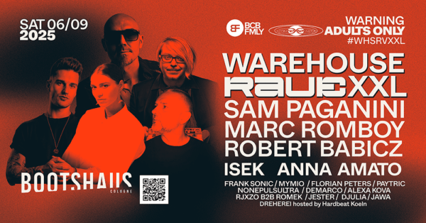 WAREHOUSE XXL Rave Tickets Sa. 06.09.25 – Bild 2