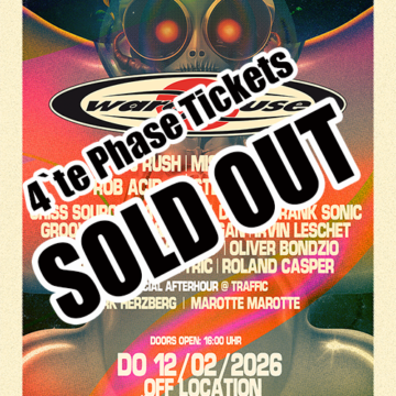 SOLD OUT 4´te PHASE  Ticket Warehouse WMS 2026 - Weiberfastnacht